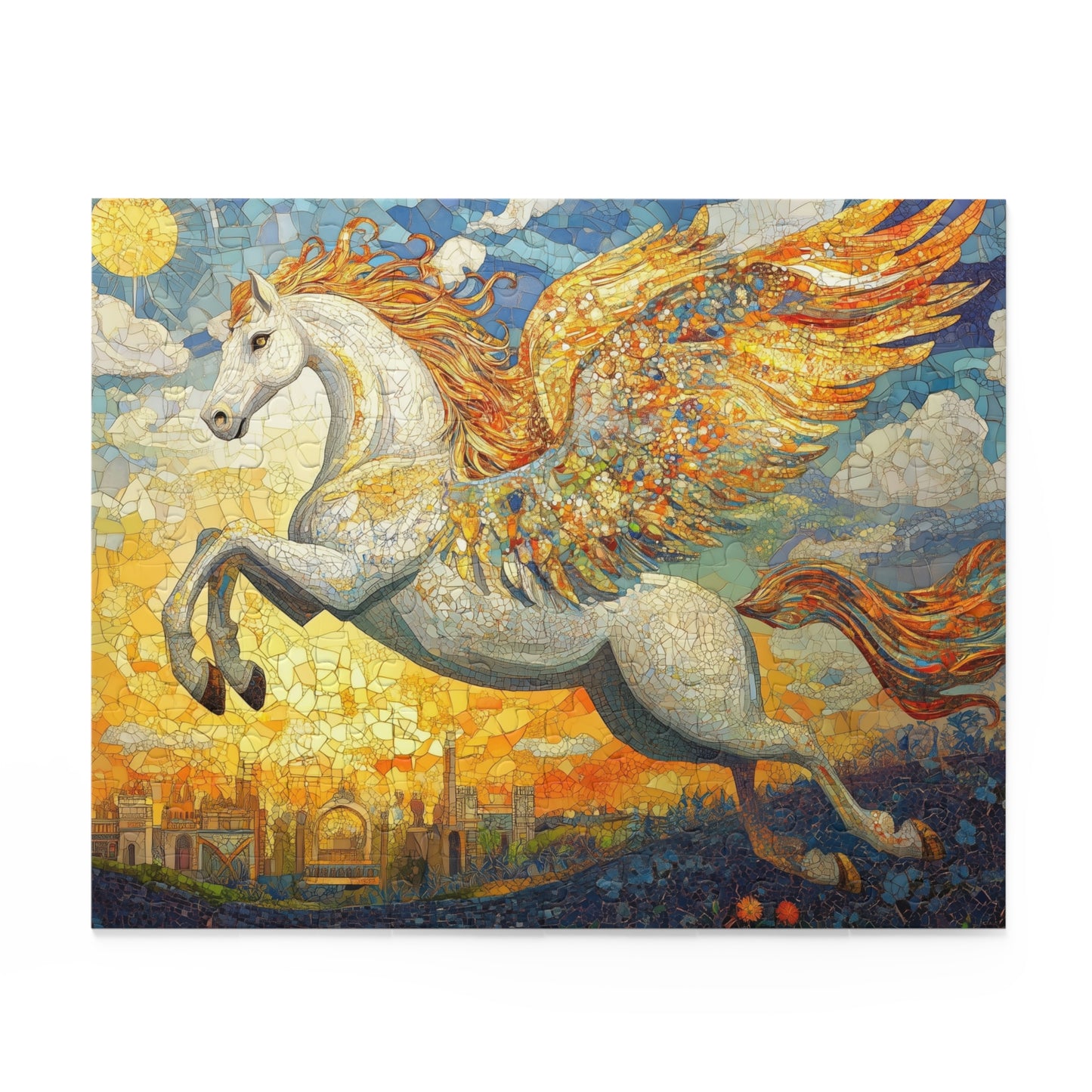 Pegasus: Majestic Flight Over Mythical Lands - Puzzle (120, 252, 500-Piece)
