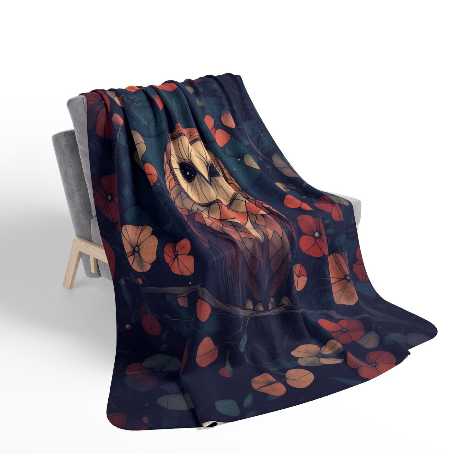 Sherpa Blanket: Custom Night Watch, Fleece Throw