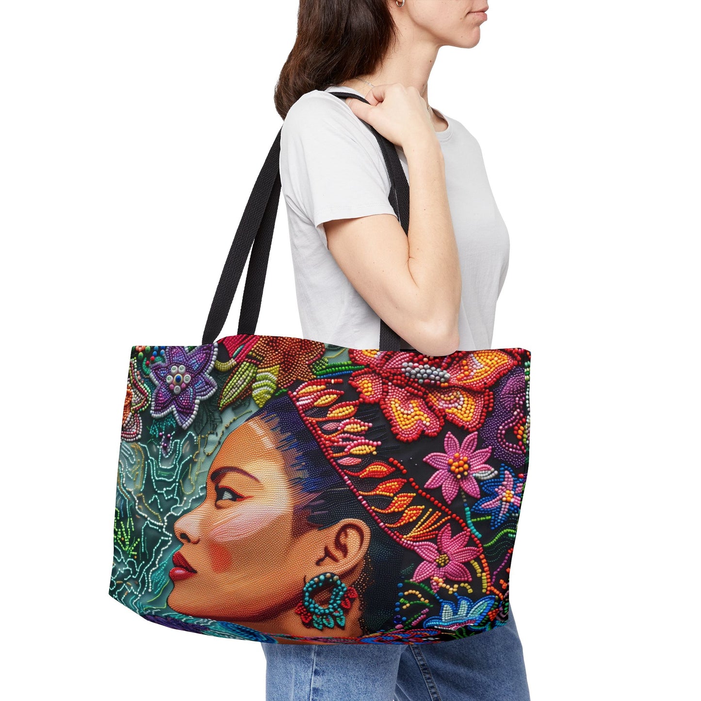 Weekender Tote Bag - Maori Majesty: A Tapestry Tribute, New Zealand