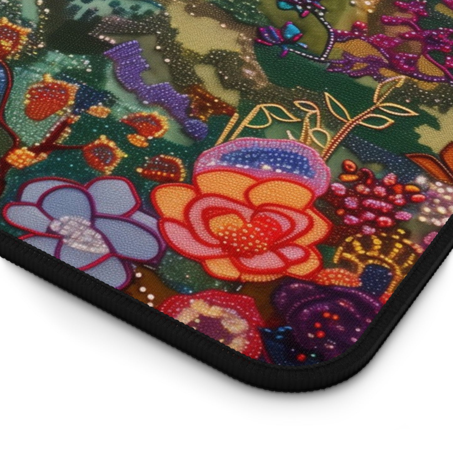Gaming Desk Mat - Enchanting Sunset Over the Great Wall