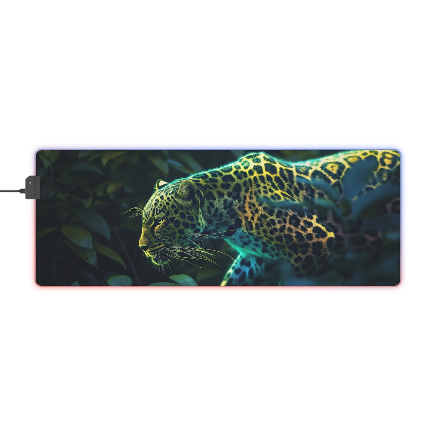 LED Gaming Mouse Pad - Emerald Predator