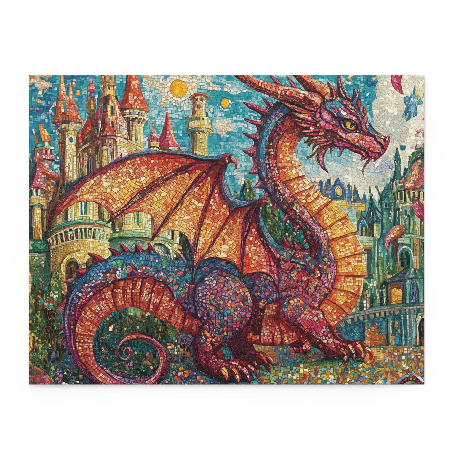 Dragon: The Guardian of the Castle - Puzzle (120, 252, 500-Piece)