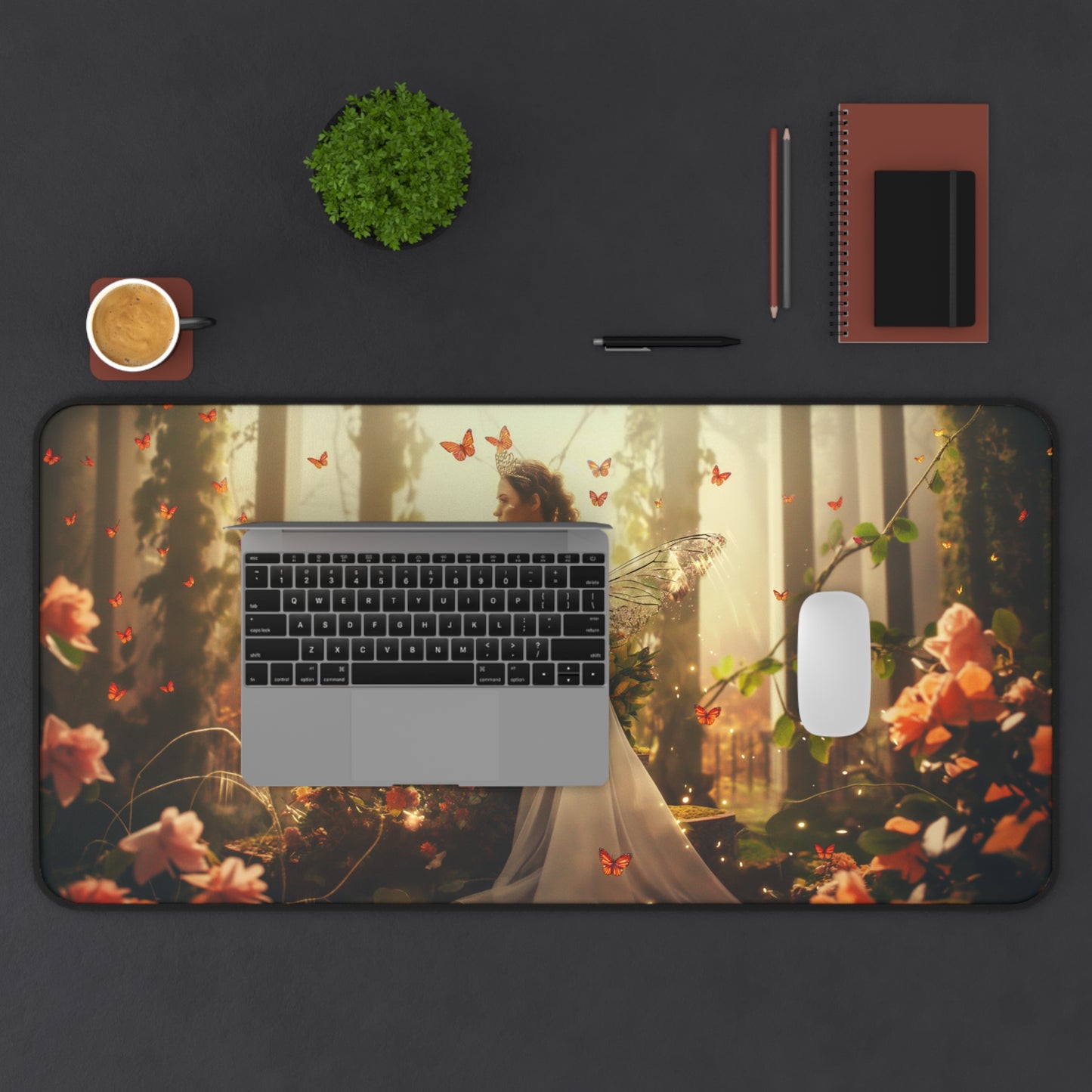 Gaming Desk Mat - Enchanted Monarch