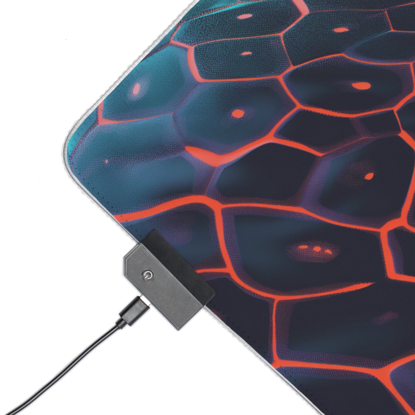 LED Gaming Mouse Pad - Neon Net Jaguar