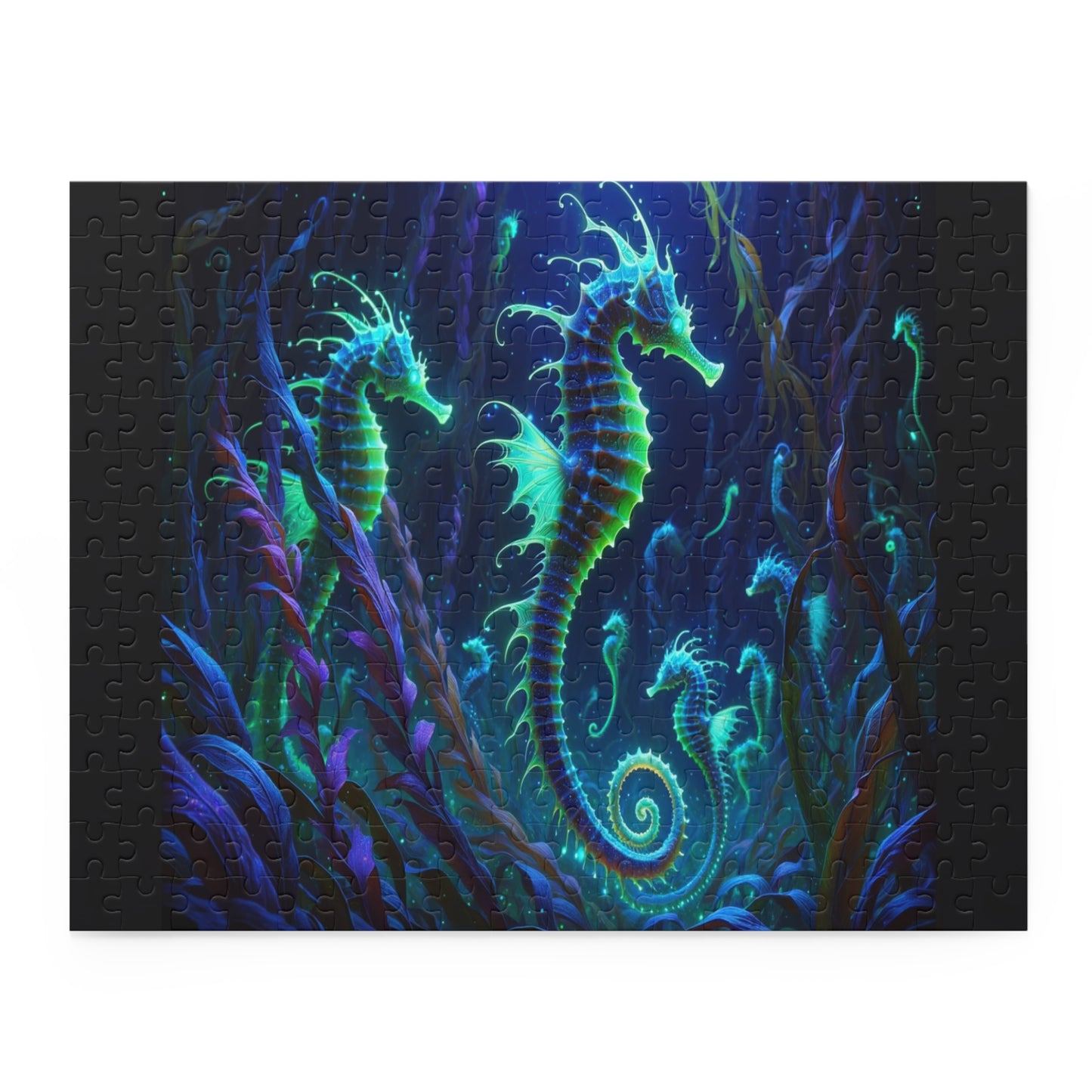 Enchanted Seahorses - Custom Jigsaw Puzzle (120, 252, 500-Piece)