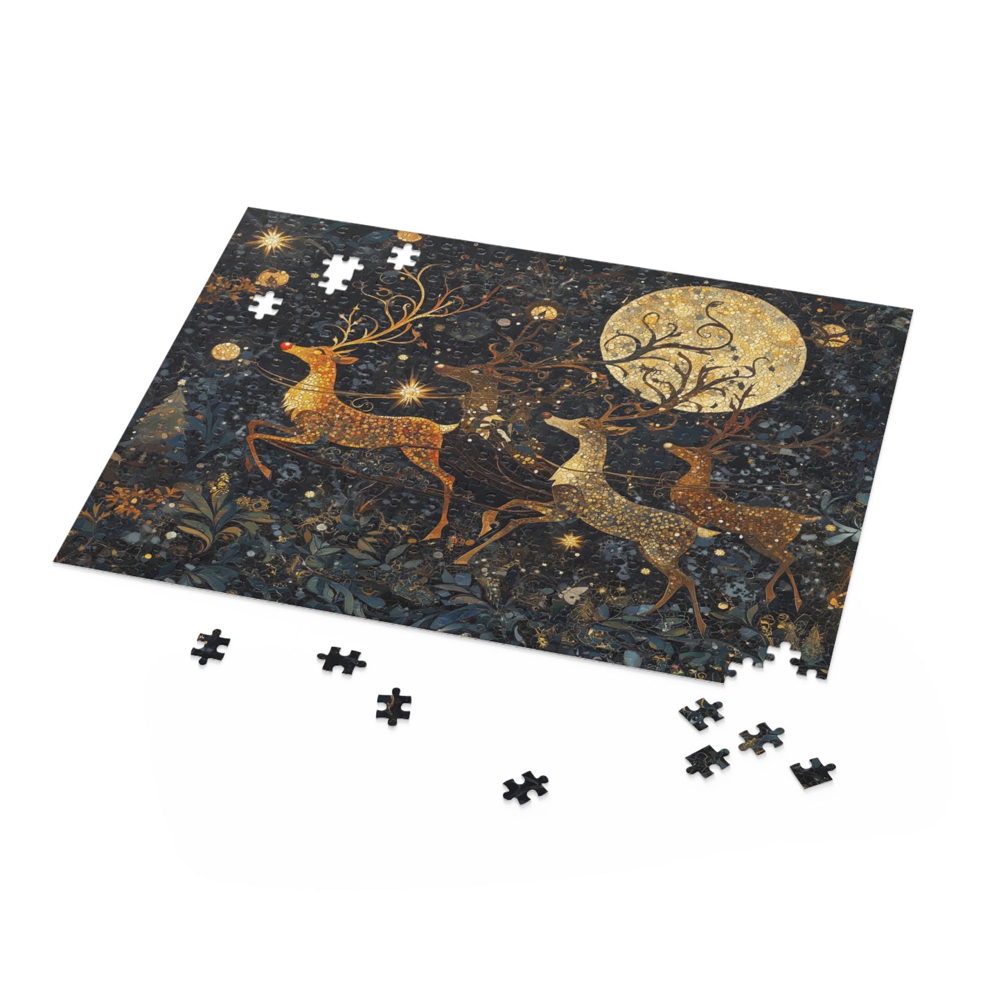 Moonlit Flight - Custom Jigsaw Puzzle (120, 252, 500-Piece)