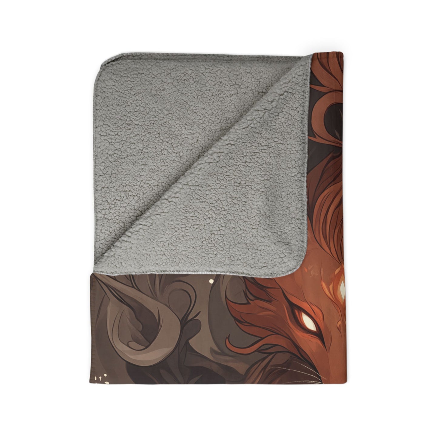 Sherpa Blanket: Custom Mystic Watcher Fleece Throw