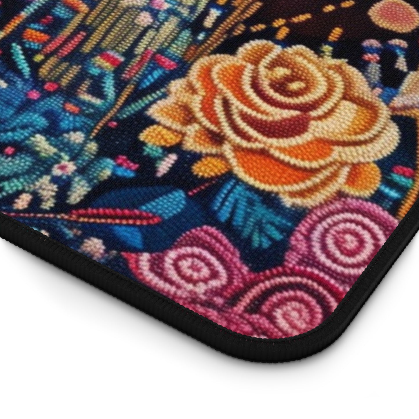Gaming Desk Mat - Floral Splendor at the White House