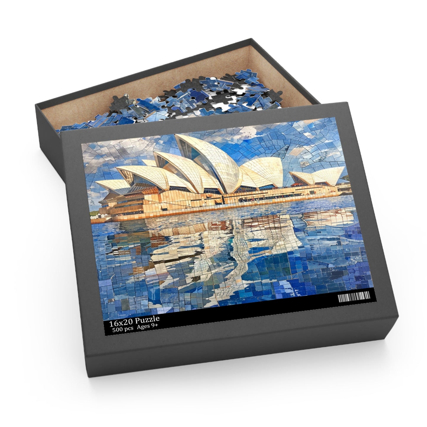 Mosaic Majesty: Sydney Opera House - Puzzle (120, 252, 500-Piece)