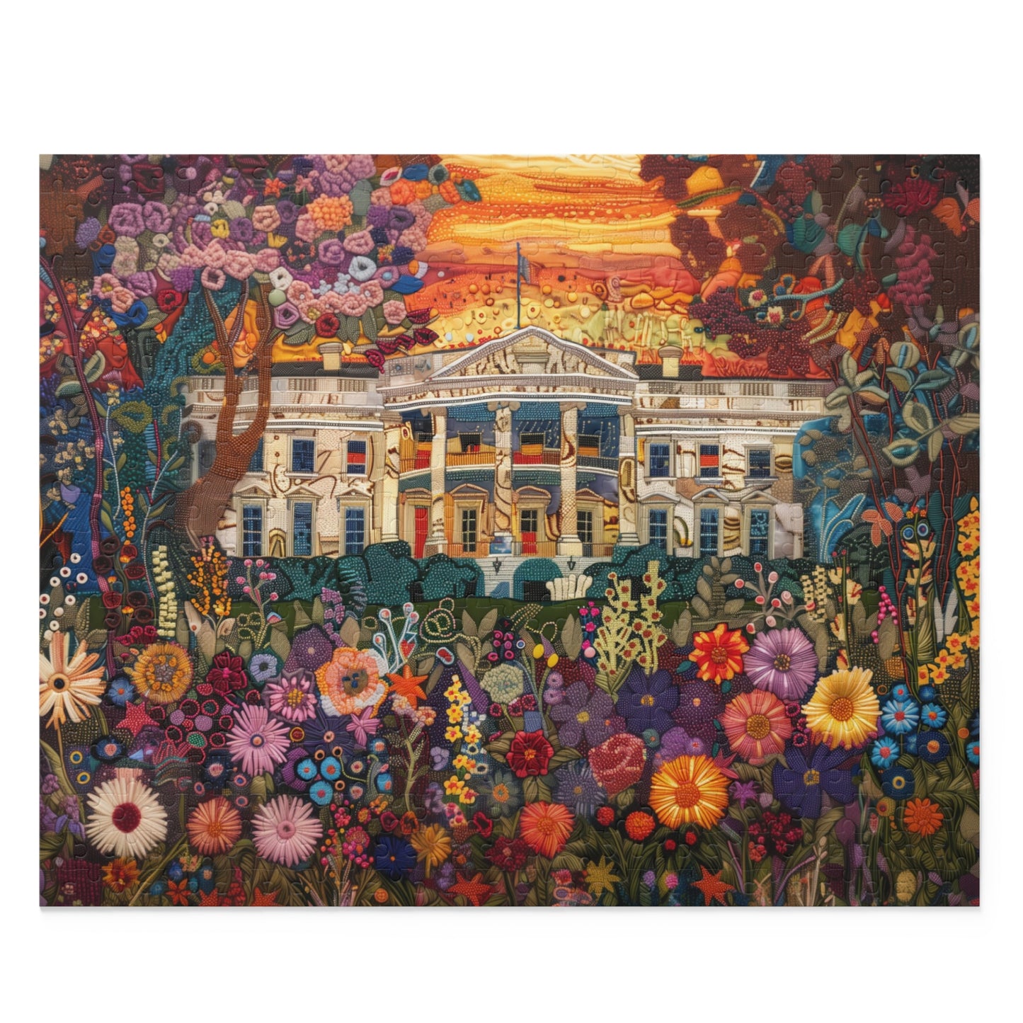 Floral Splendor at the White House - Puzzle (120, 252, 500-Piece)