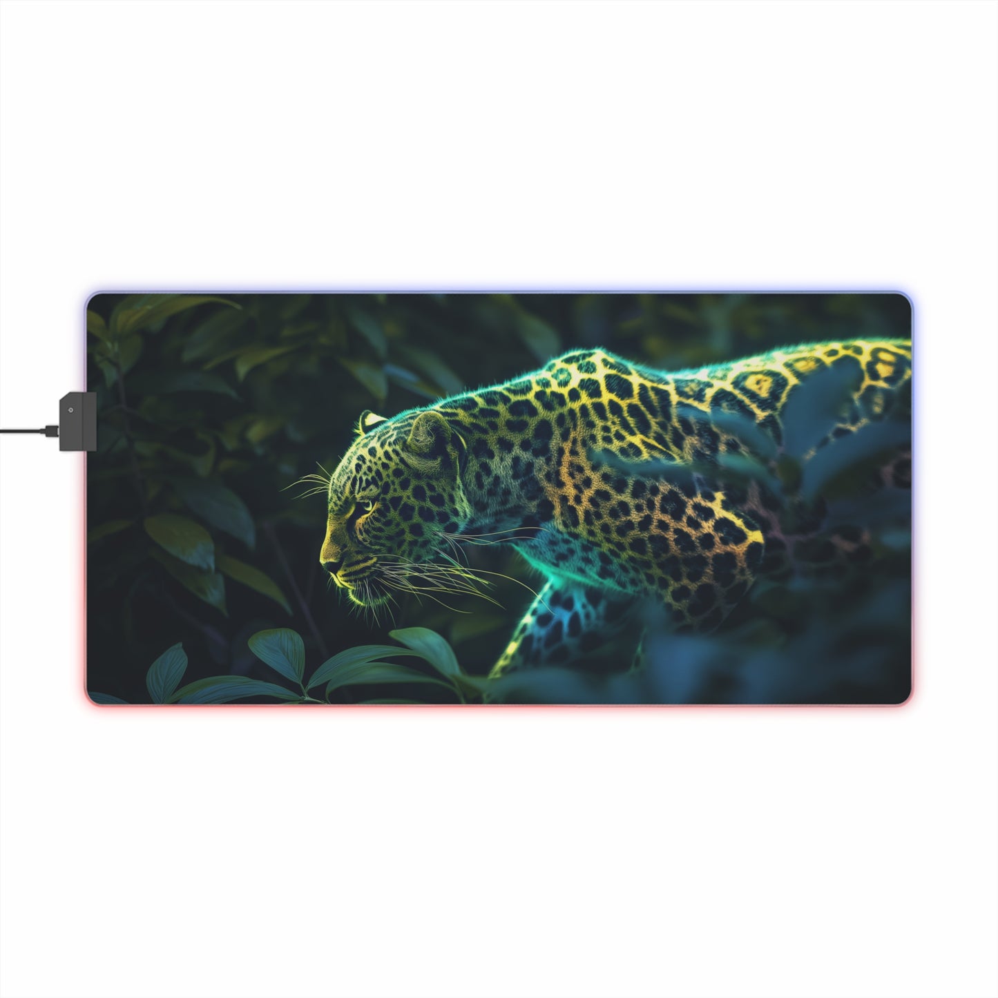 LED Gaming Mouse Pad - Emerald Predator