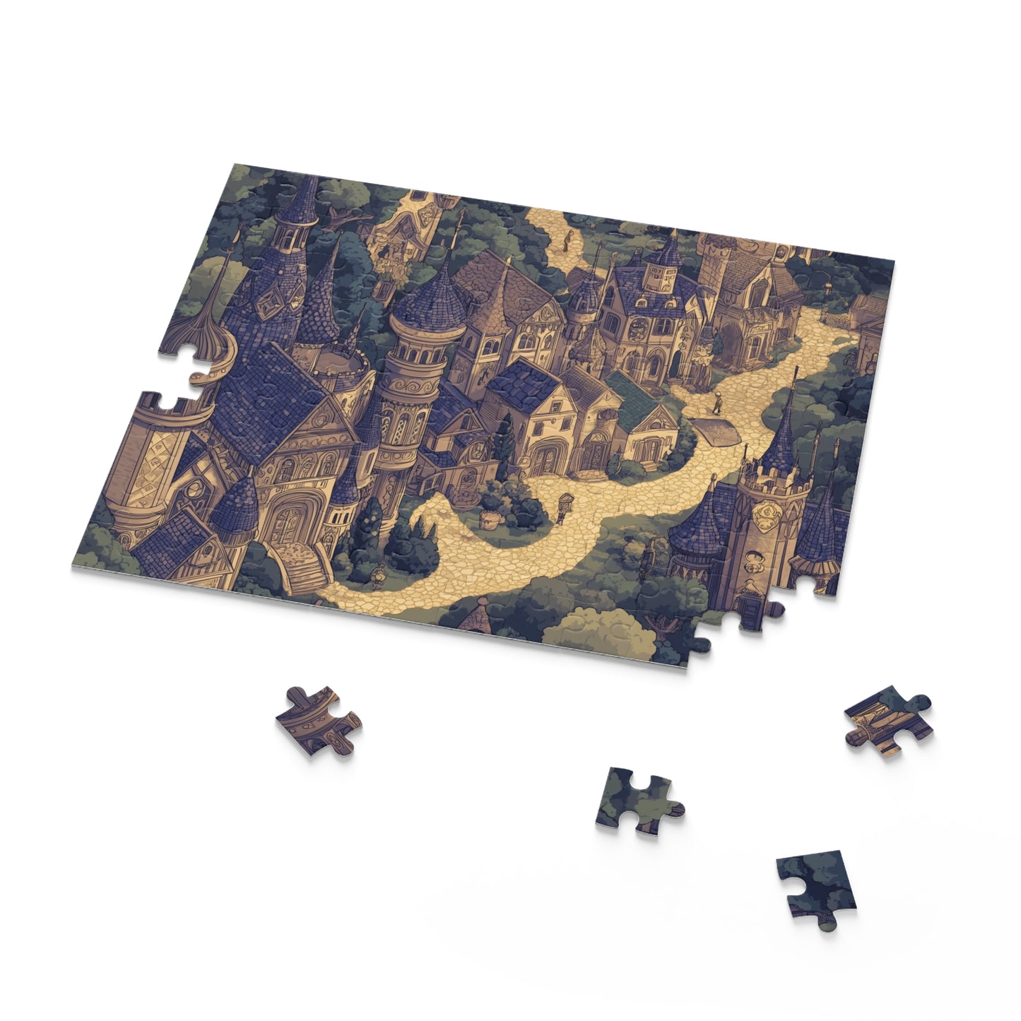 Gothic Enclave - Custom Jigsaw Puzzle (120, 252, 500-Piece)