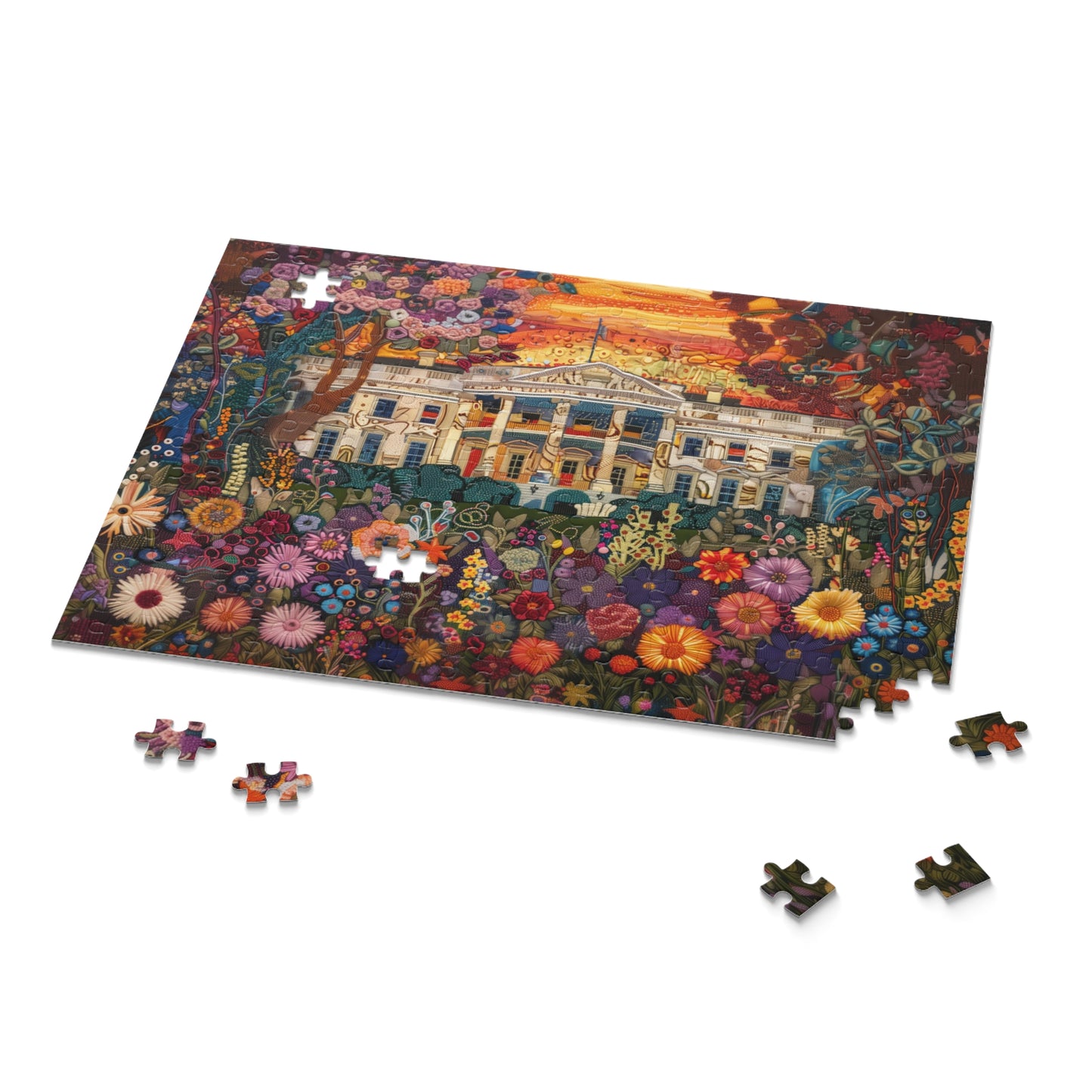 Floral Splendor at the White House - Puzzle (120, 252, 500-Piece)