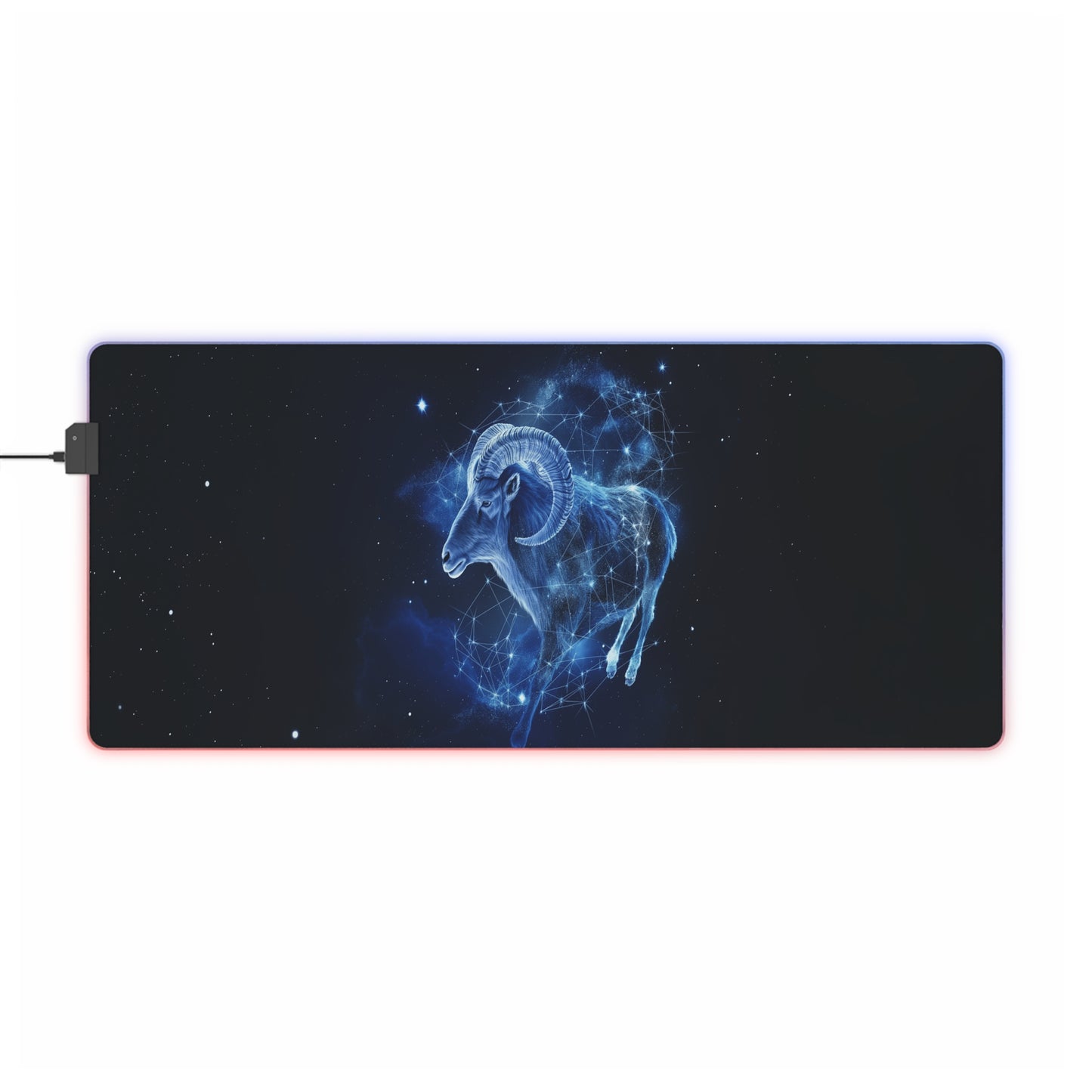 LED Gaming Mouse Pad - Aries Constellation in the Stars