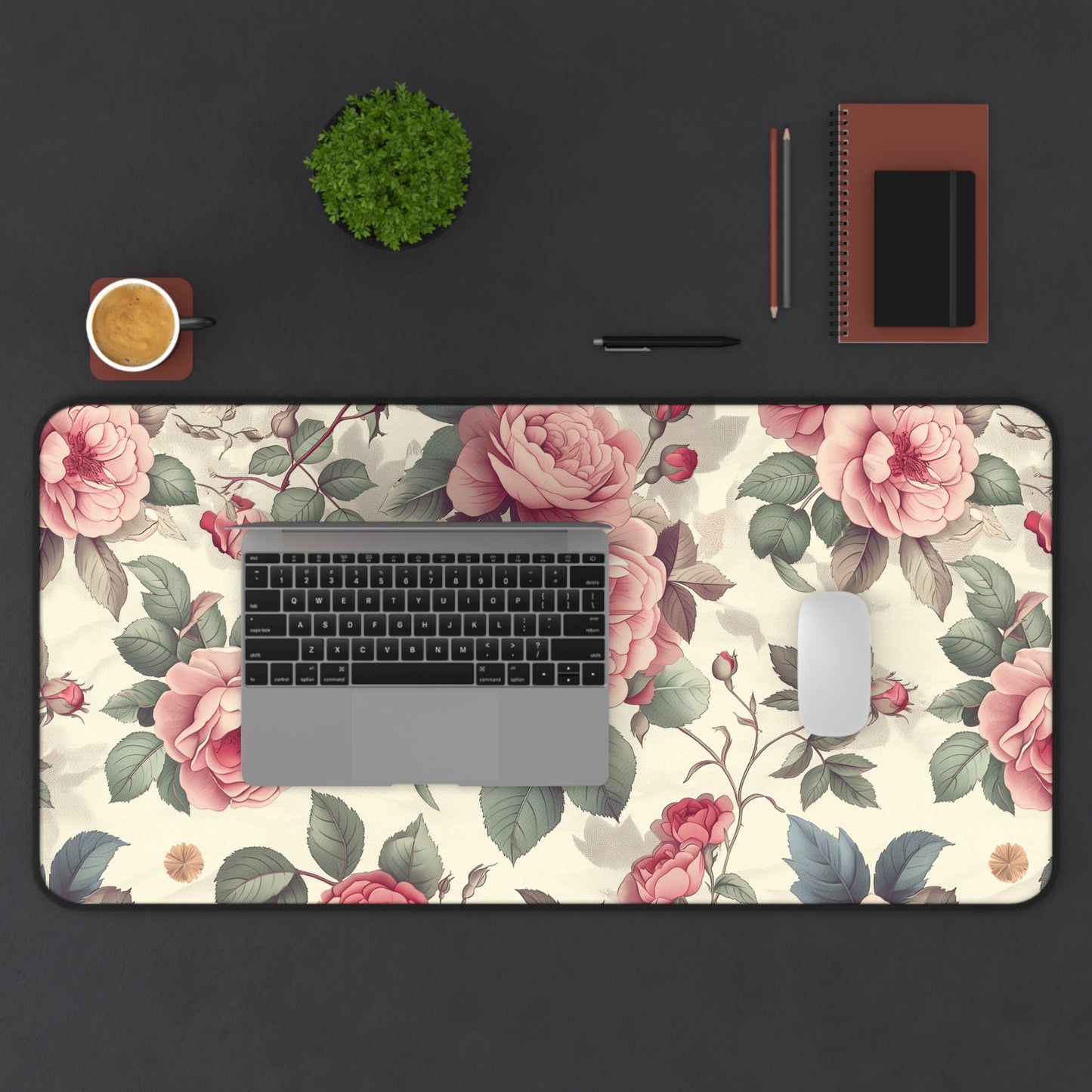 Gaming Desk Mat - Timeless Roses