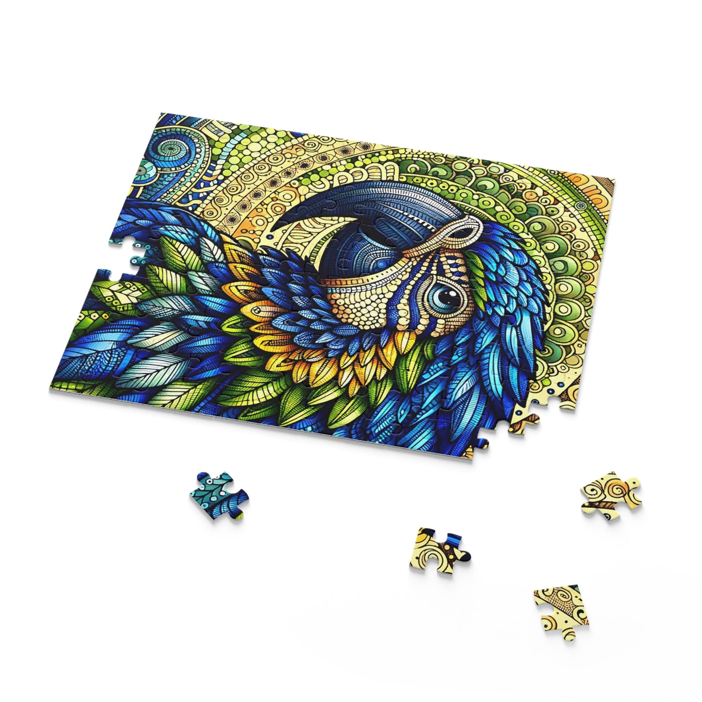 Tropical Parrot Mosaic Puzzle - Puzzle (120, 252, 500-Piece)