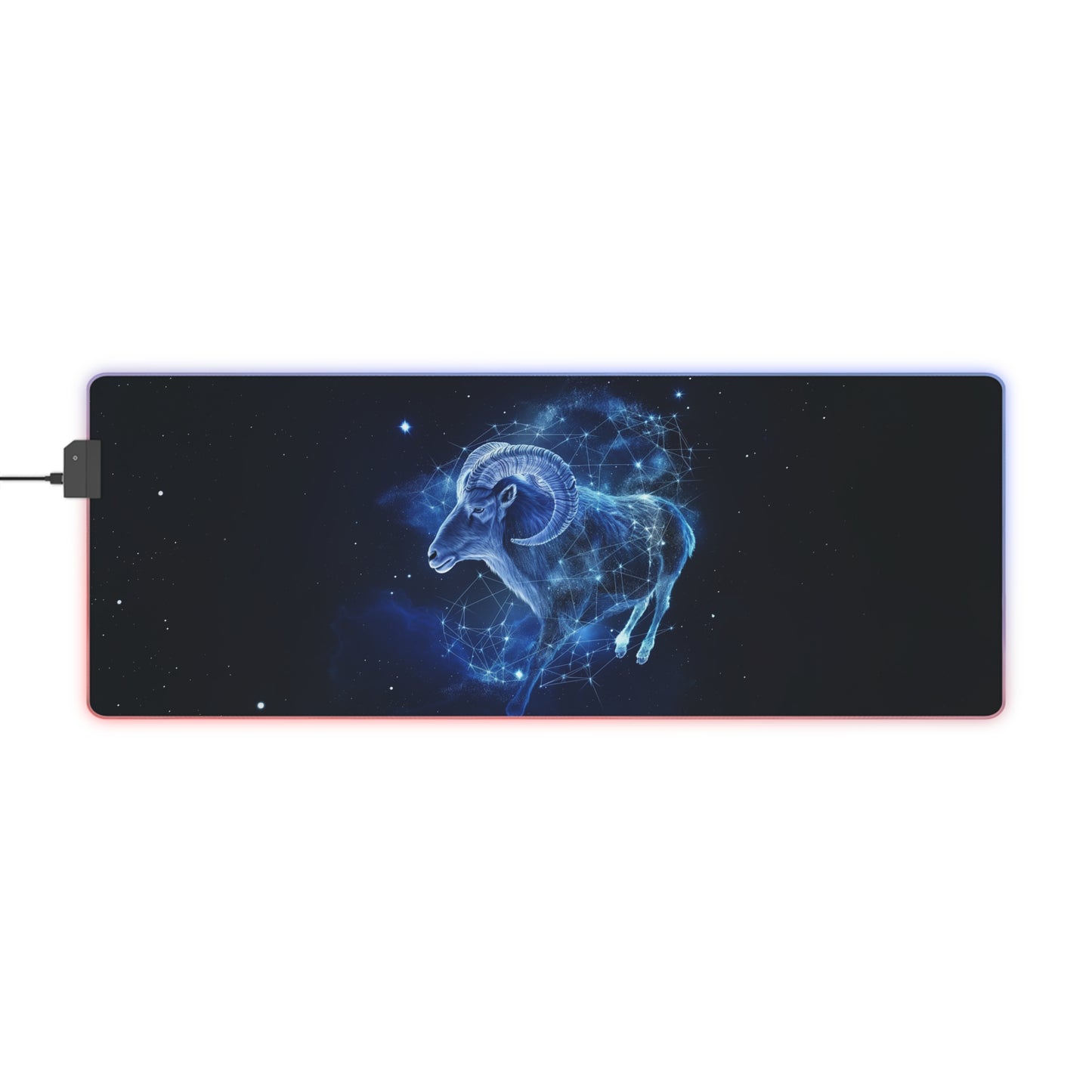 LED Gaming Mouse Pad - Aries Constellation in the Stars