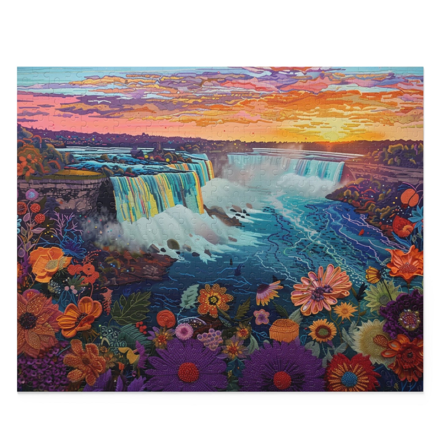 Niagara Falls: A Symphony of Water and Light - Puzzle (120, 252, 500-Piece)