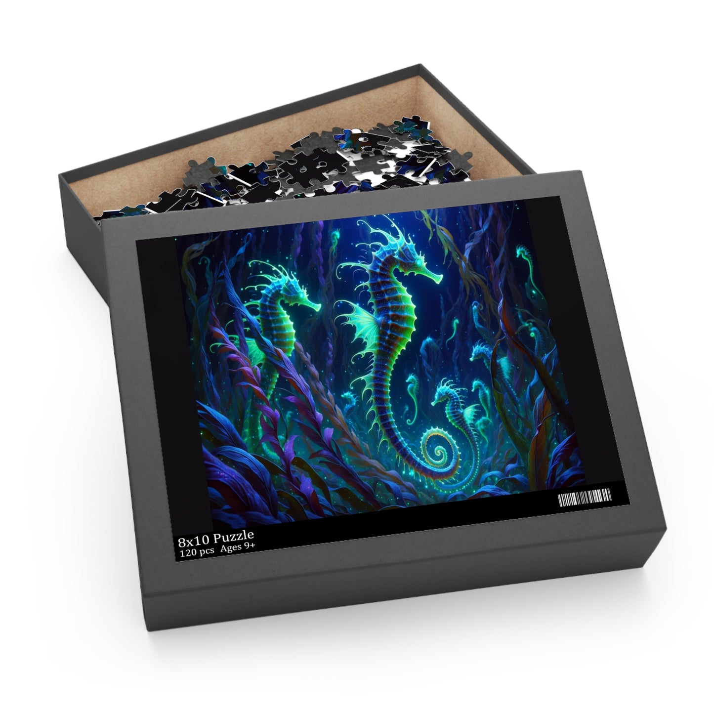 Enchanted Seahorses - Custom Jigsaw Puzzle (120, 252, 500-Piece)