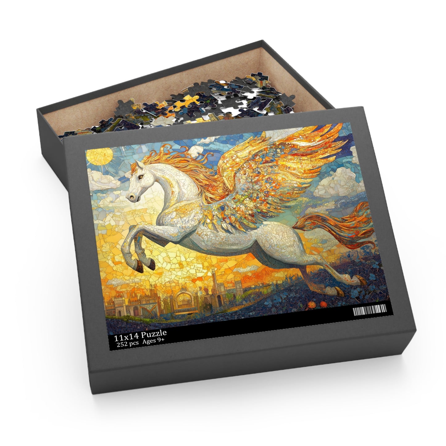 Pegasus: Majestic Flight Over Mythical Lands - Puzzle (120, 252, 500-Piece)