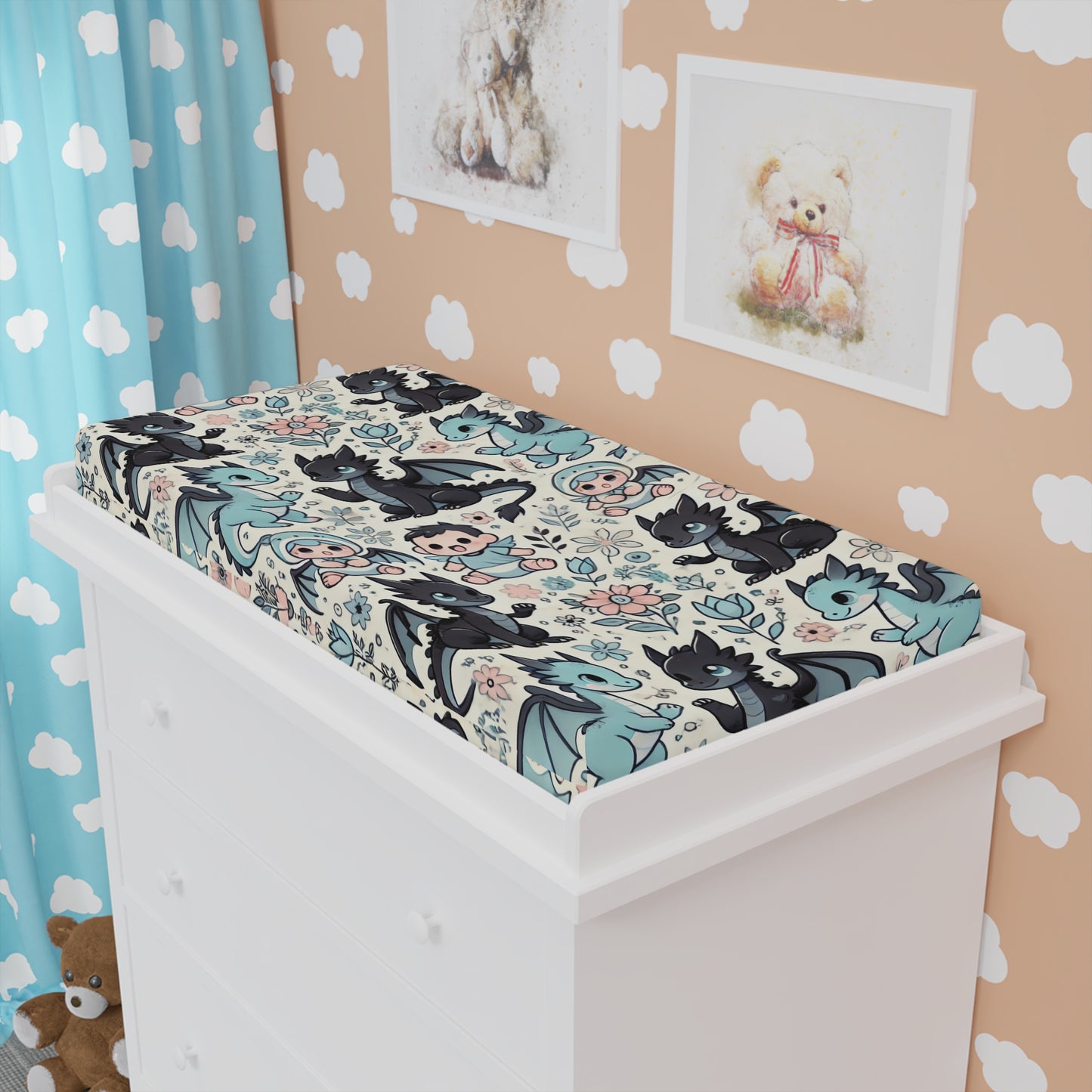 Changing Pad Cover: Dragon Dream Custom Design