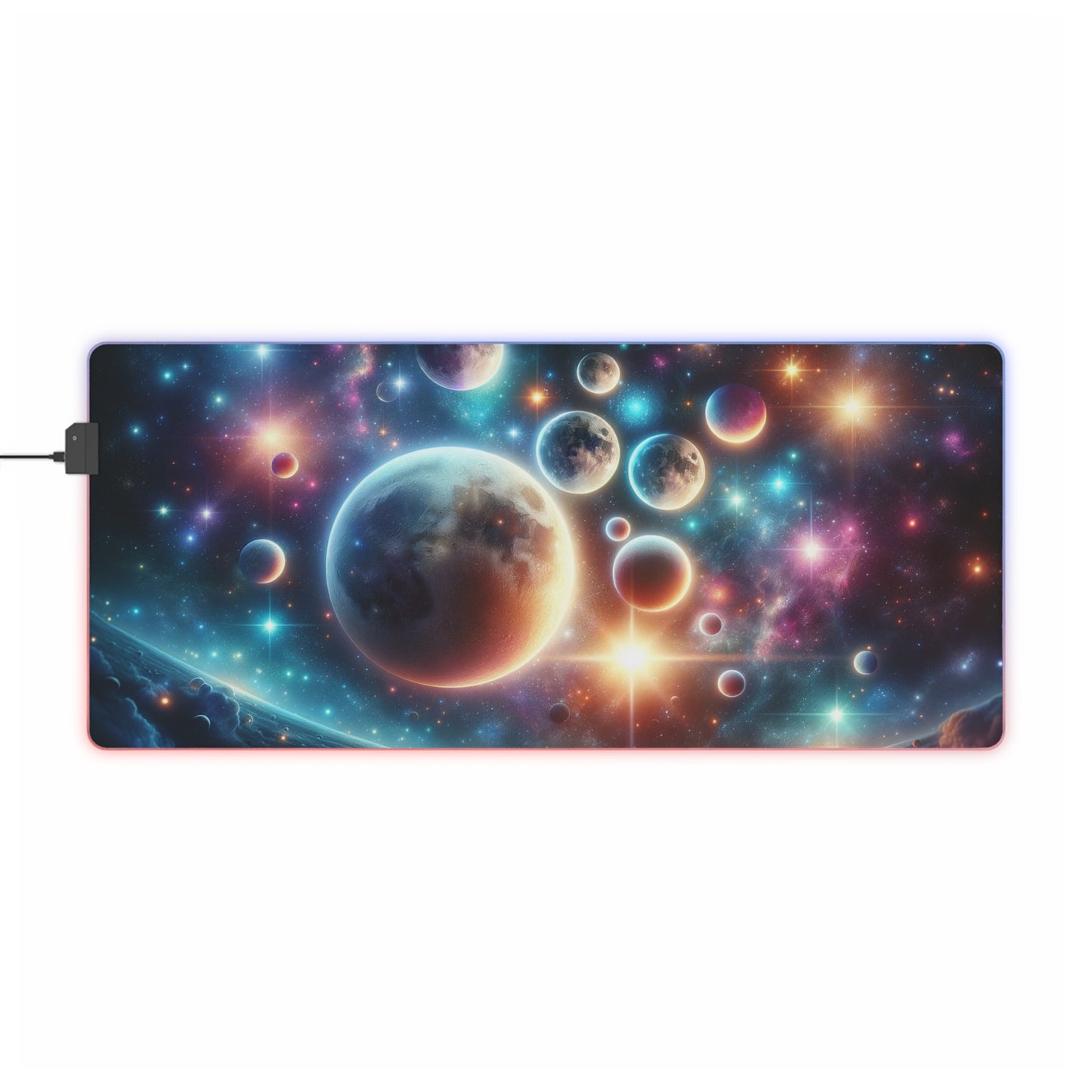 LED Gaming Mouse Pad - Celestial Symphony