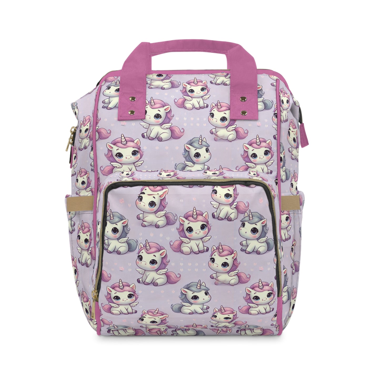 Custom Multifunctional Diaper Backpack - Unicorn Whispers