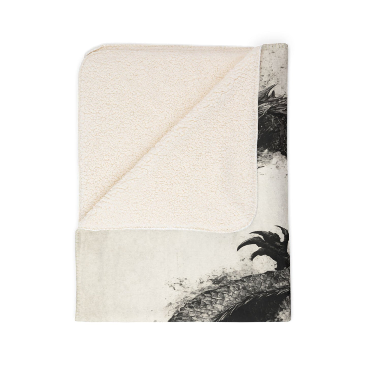 Sherpa Blanket: Dragon in the Mist Custom Throw