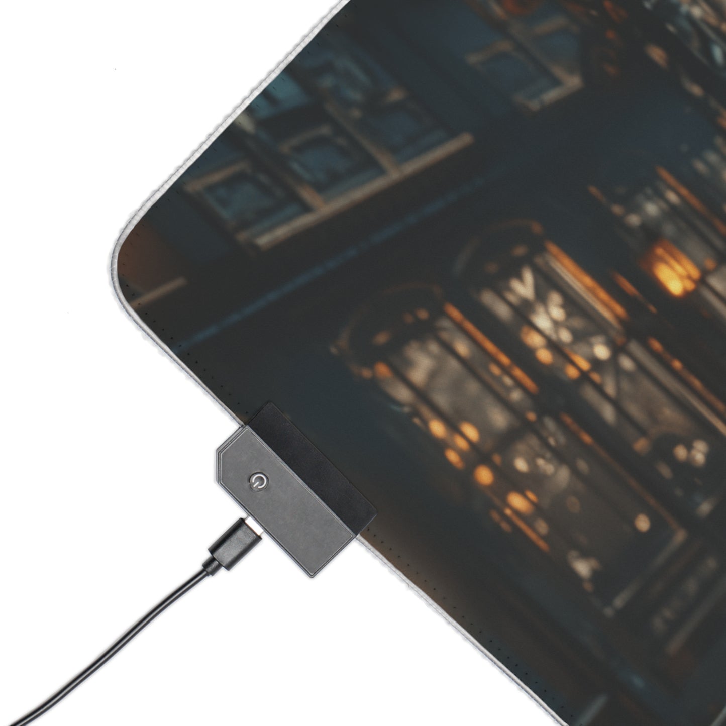 LED Gaming Mouse Pad - Victorian Steam Splendor