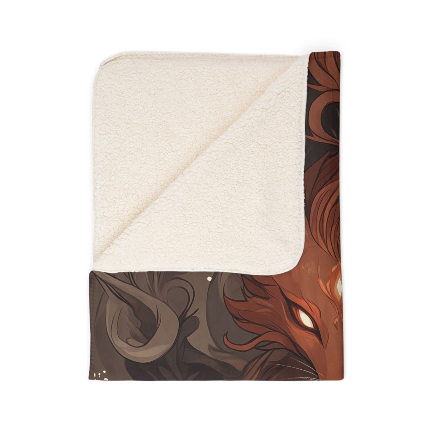 Sherpa Blanket: Custom Mystic Watcher Fleece Throw