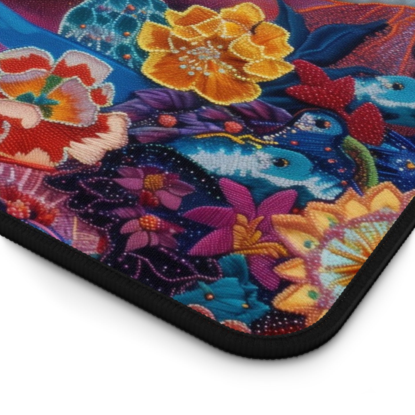 Gaming Desk Mat - Radiant Sunrise Over Mount Kilimanjaro