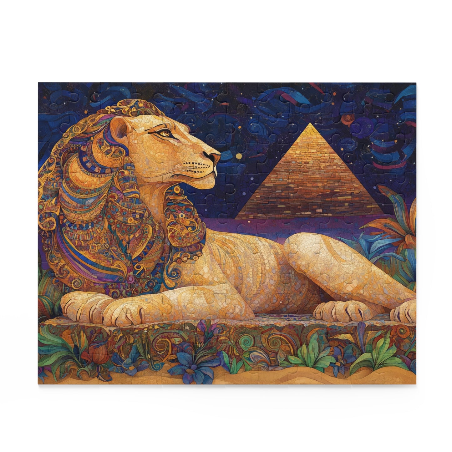 The Majestic Sphinx Mosaic - Puzzle (120, 252, 500-Piece)