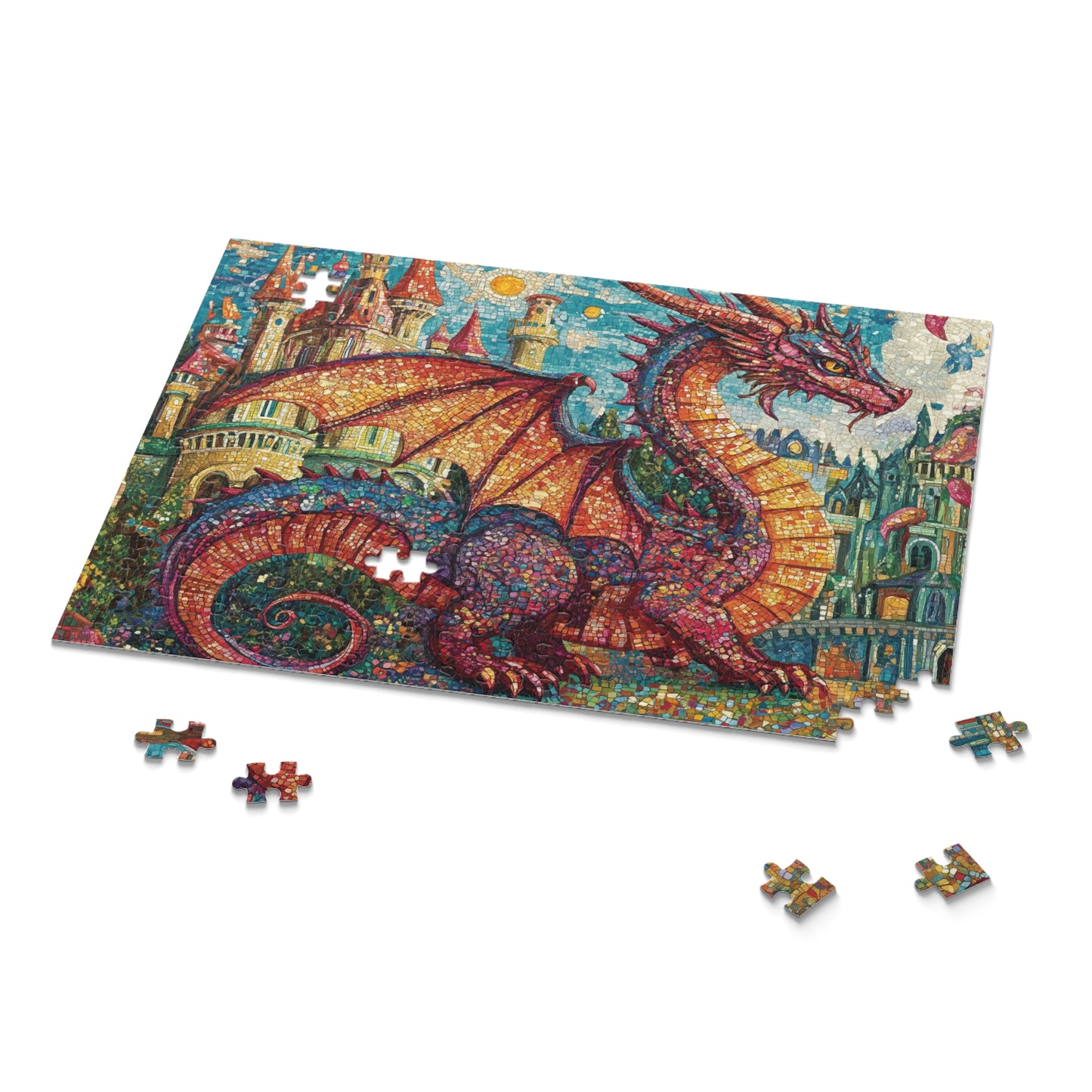 Dragon: The Guardian of the Castle - Puzzle (120, 252, 500-Piece)