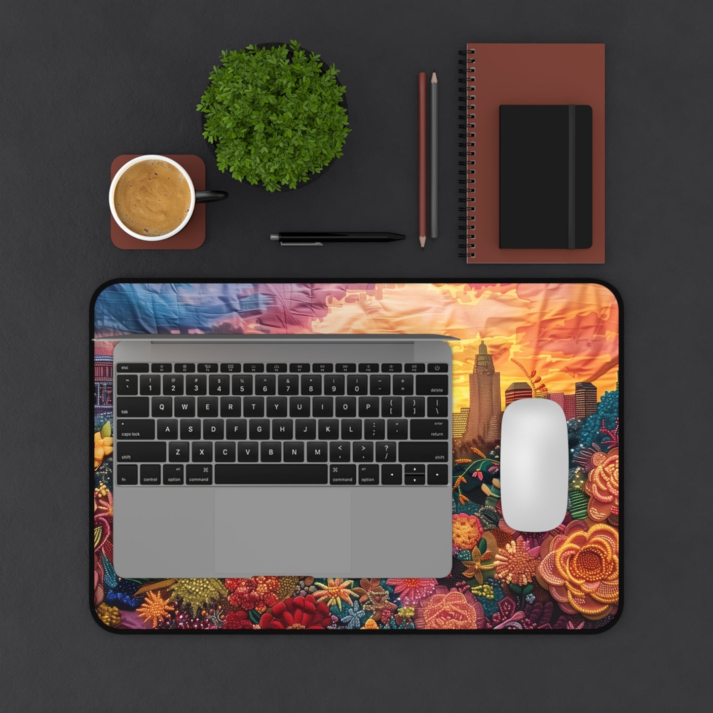 Gaming Desk Mat - Sunrise Over Capitol Hill