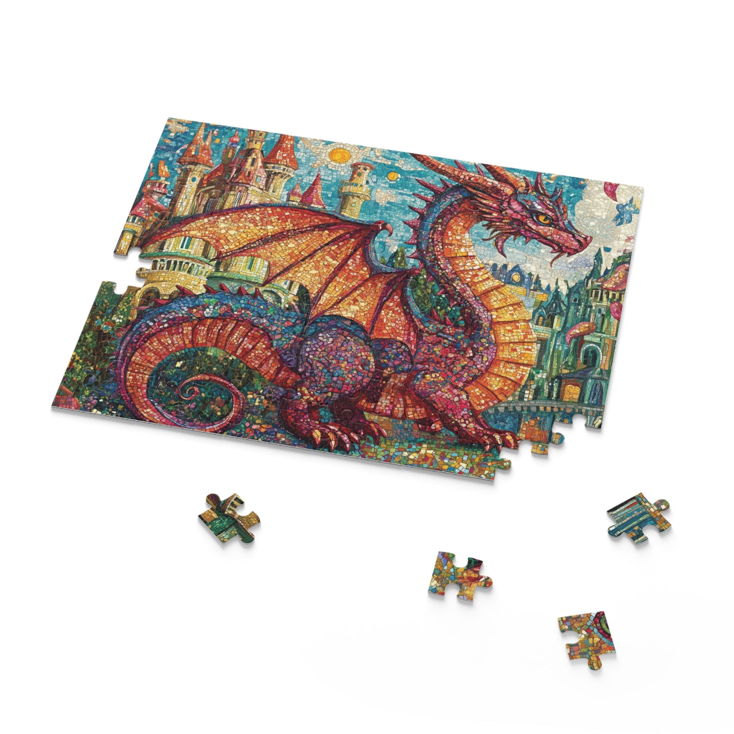 Dragon: The Guardian of the Castle - Puzzle (120, 252, 500-Piece)