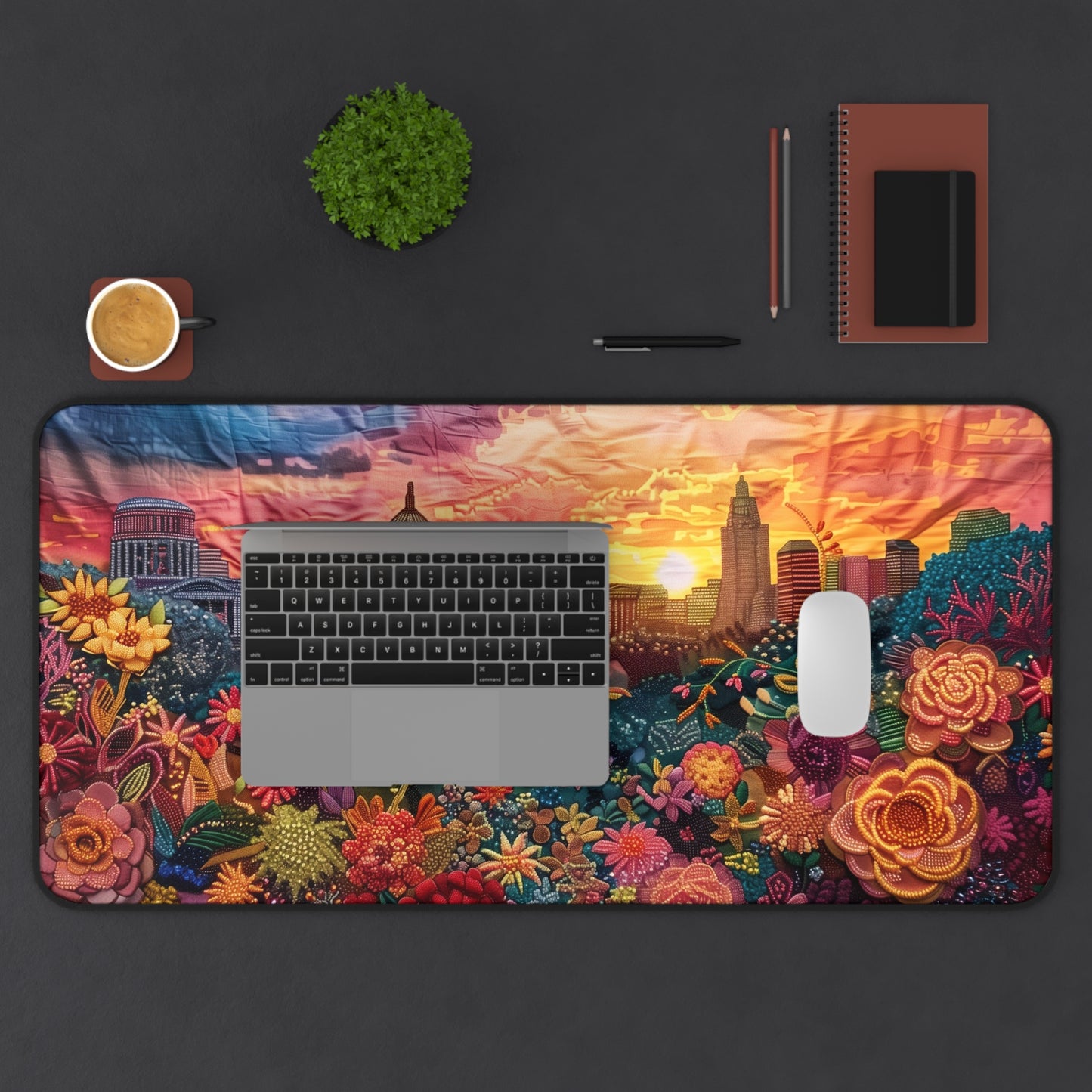 Gaming Desk Mat - Sunrise Over Capitol Hill