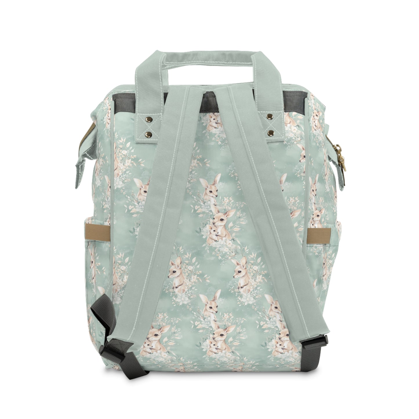 Custom Multifunctional Diaper Backpack: Kangaroo Cuddles