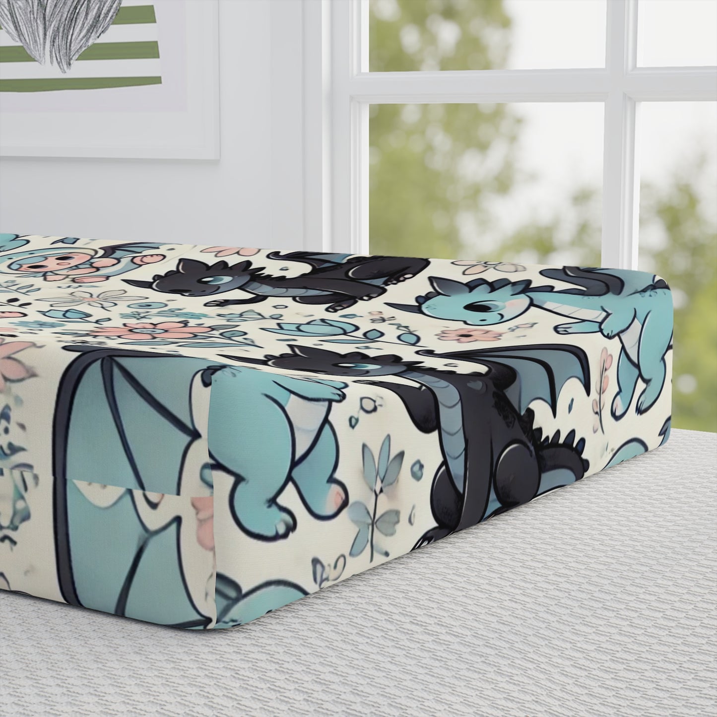 Changing Pad Cover: Dragon Dream Custom Design