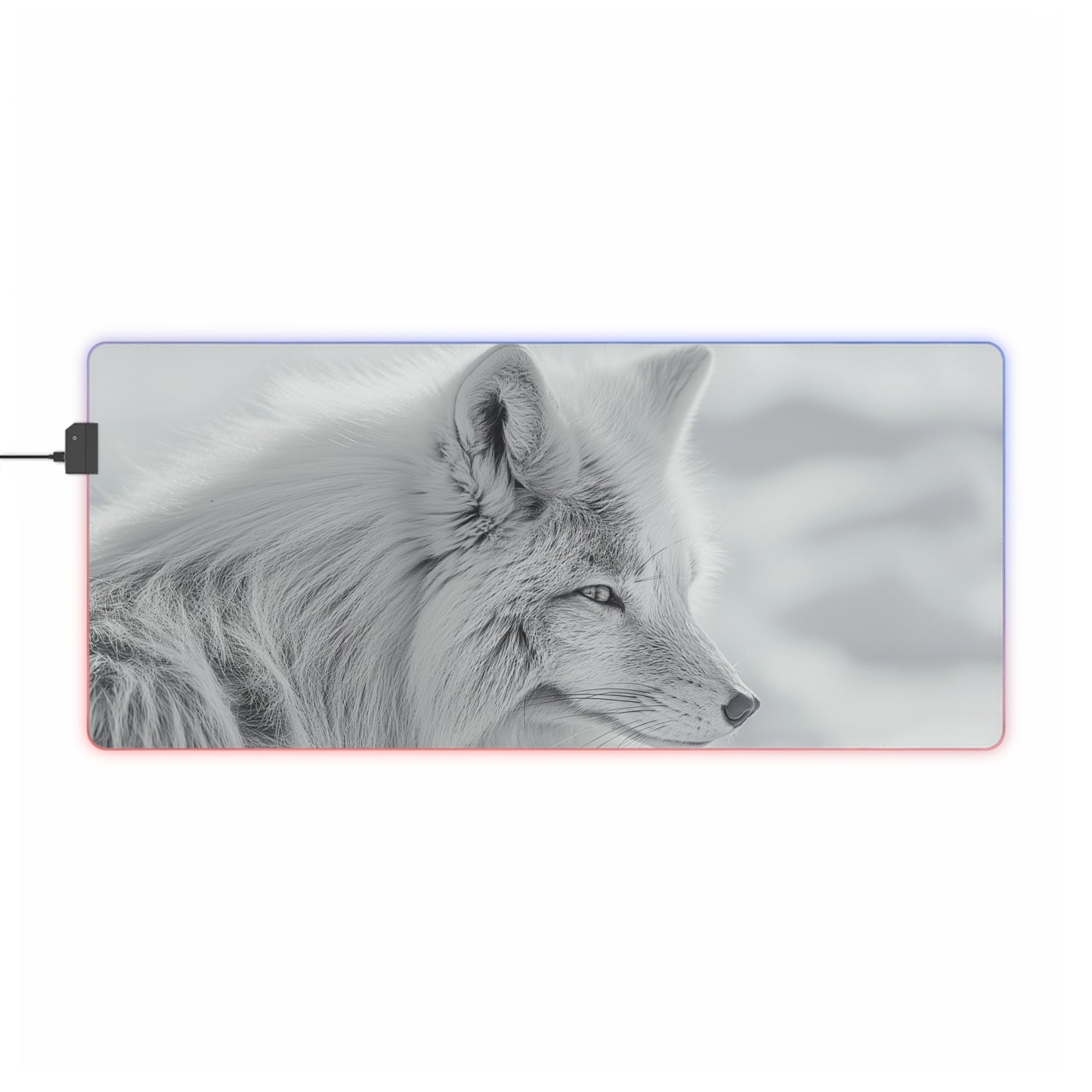 LED Gaming Mouse Pad - Frosted Vigilance