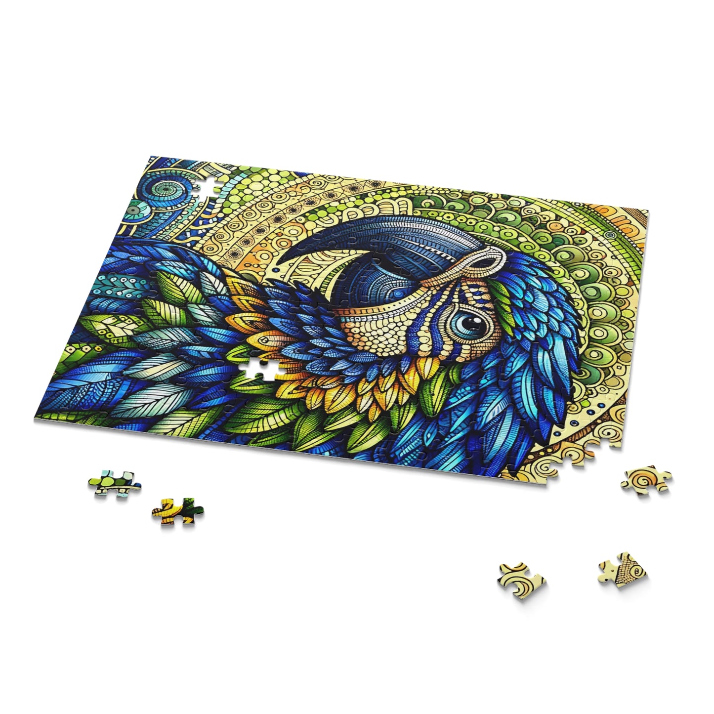 Tropical Parrot Mosaic Puzzle - Puzzle (120, 252, 500-Piece)