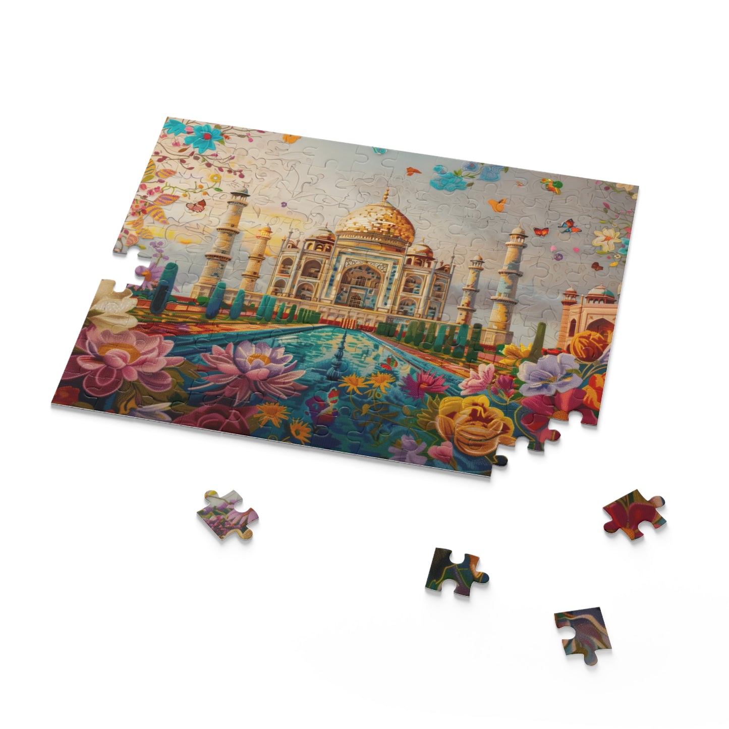 Radiant Splendor of the Taj Mahal - Puzzle (120, 252, 500-Piece)
