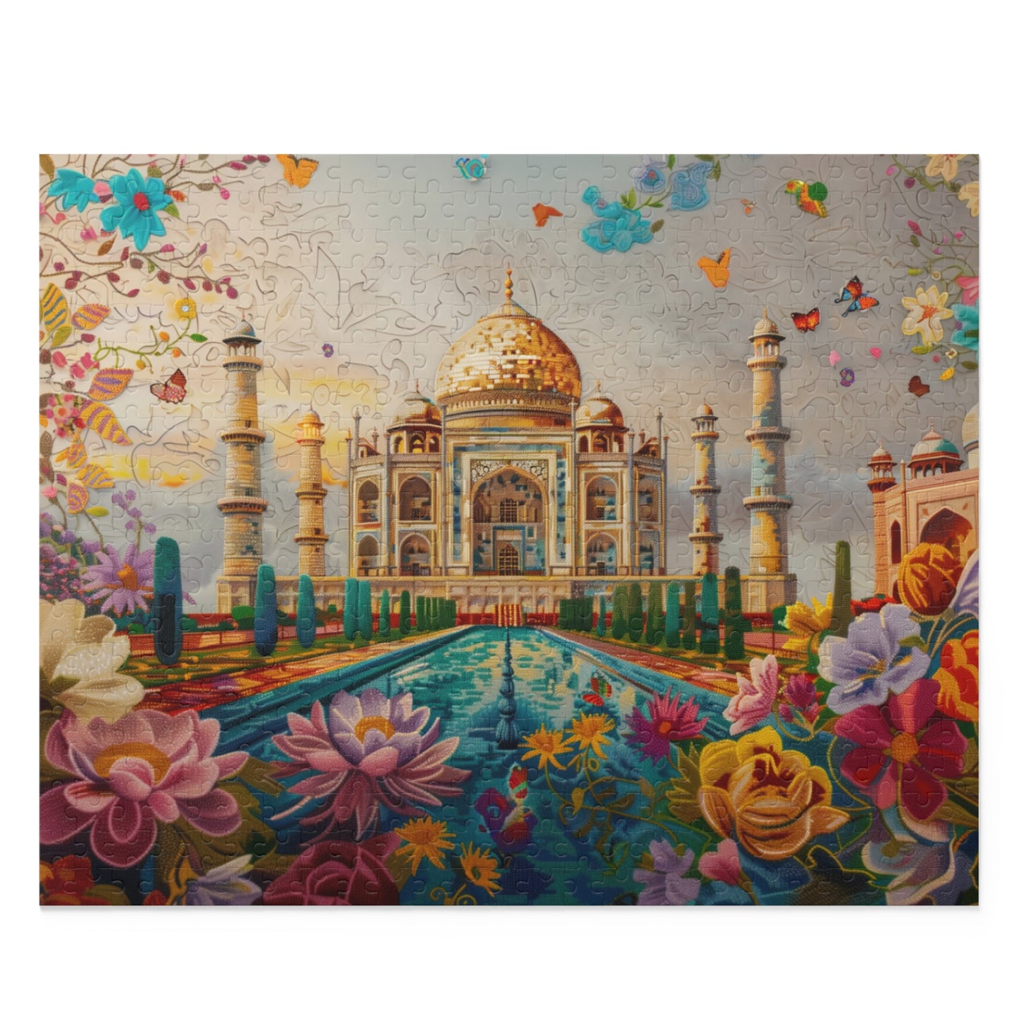 Radiant Splendor of the Taj Mahal - Puzzle (120, 252, 500-Piece)