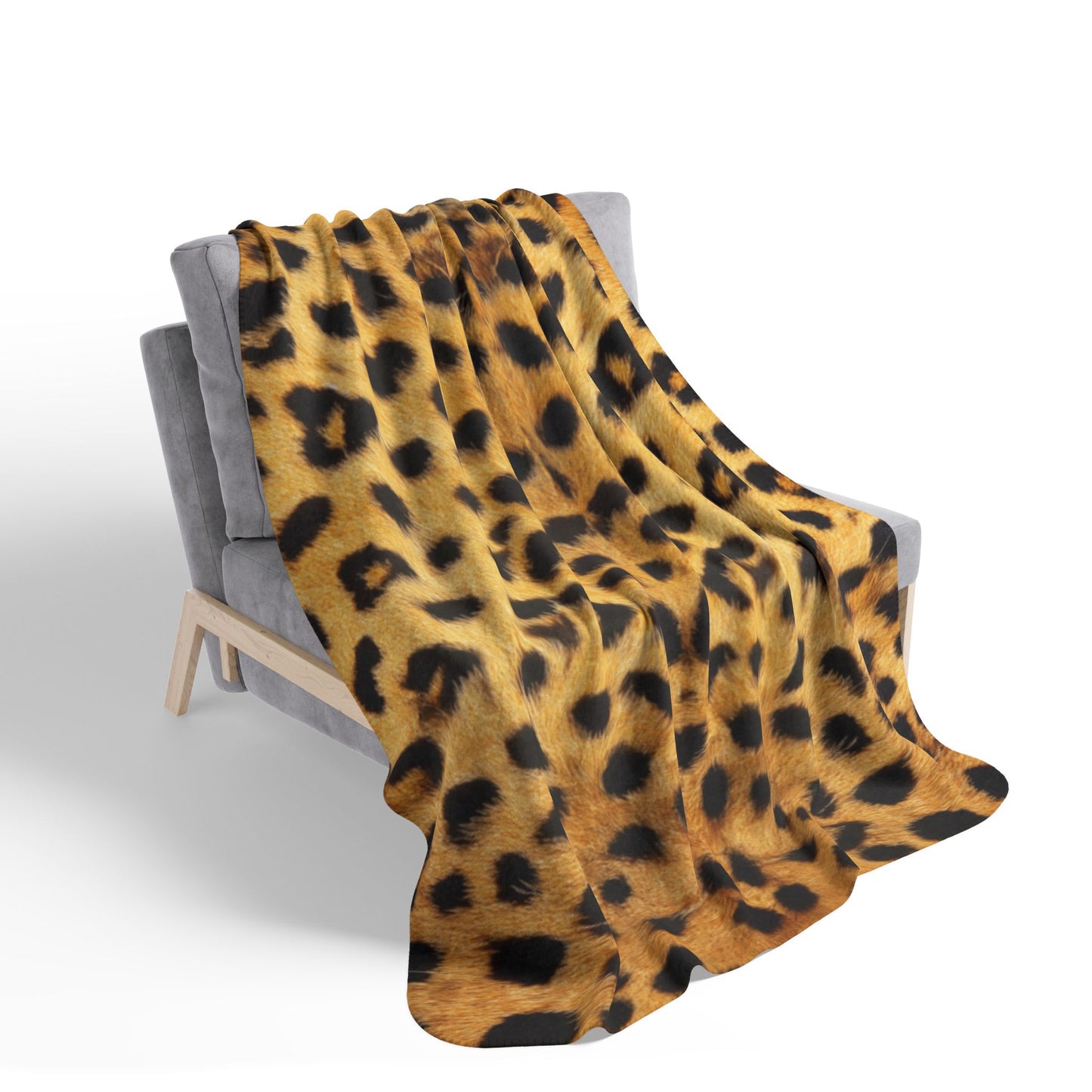 Sherpa Blanket: Wild Elegance Custom Fleece Throw