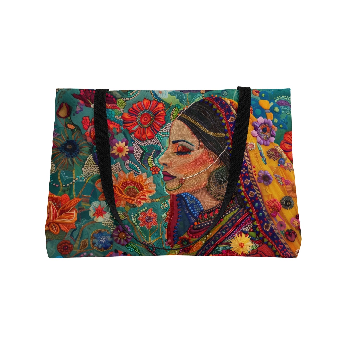 Weekender Tote Bag - Indian Floral Majesty