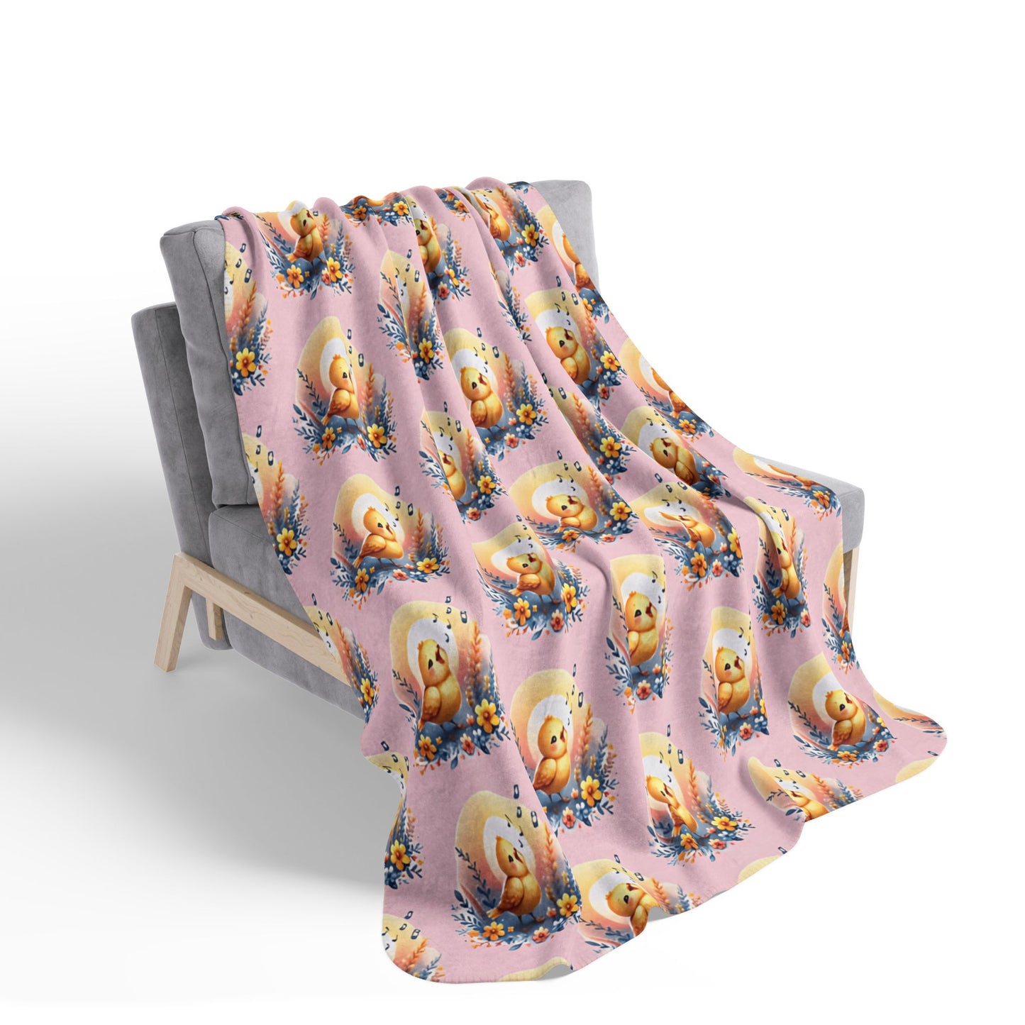 Sherpa Blanket: Custom Melody of Sunshine Fleece Throw