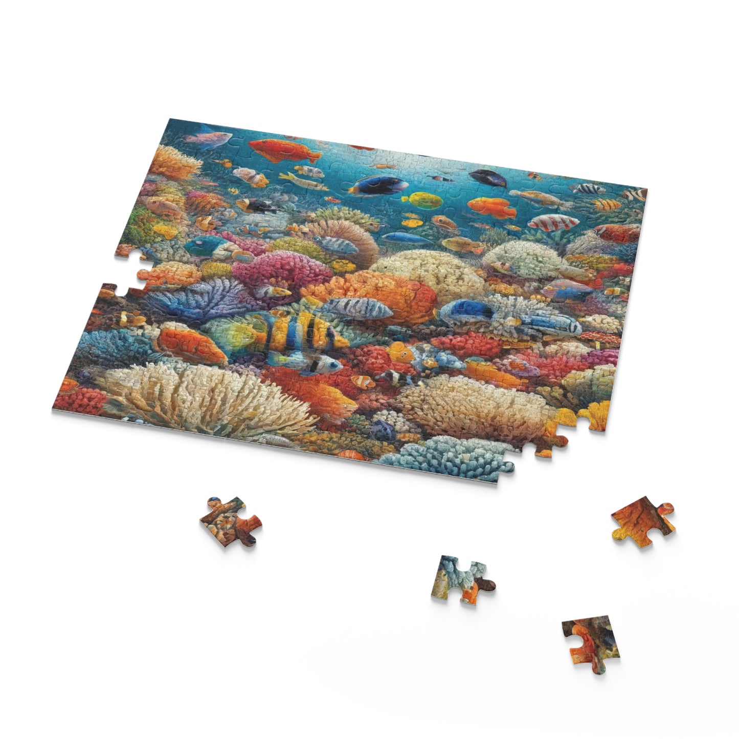 Coral Reef Jigsaw Challenge - Custom Jigsaw Puzzle (120, 252, 500-Piece)