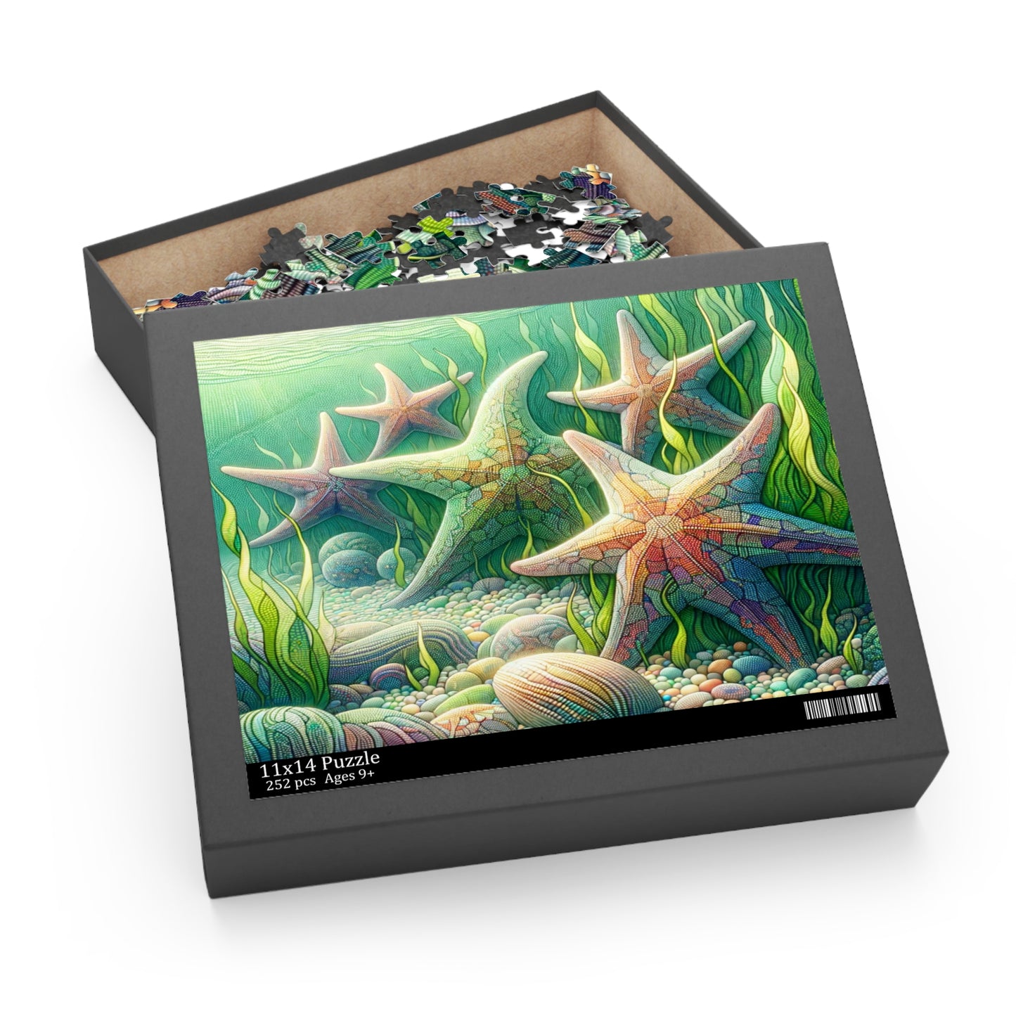 Starfish Serenity: Underwater Mosaic - Puzzle (120, 252, 500-Piece)