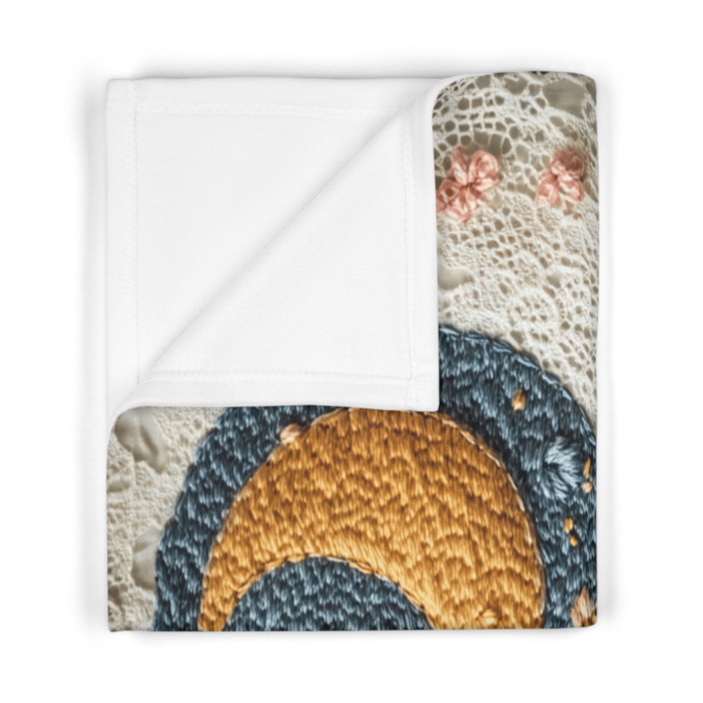 Custom Soft Baby Fleece Blanket - Twin Panda Pals