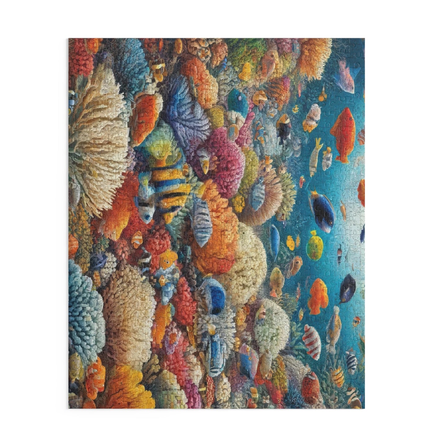 Coral Reef Jigsaw Challenge - Custom Jigsaw Puzzle (120, 252, 500-Piece)