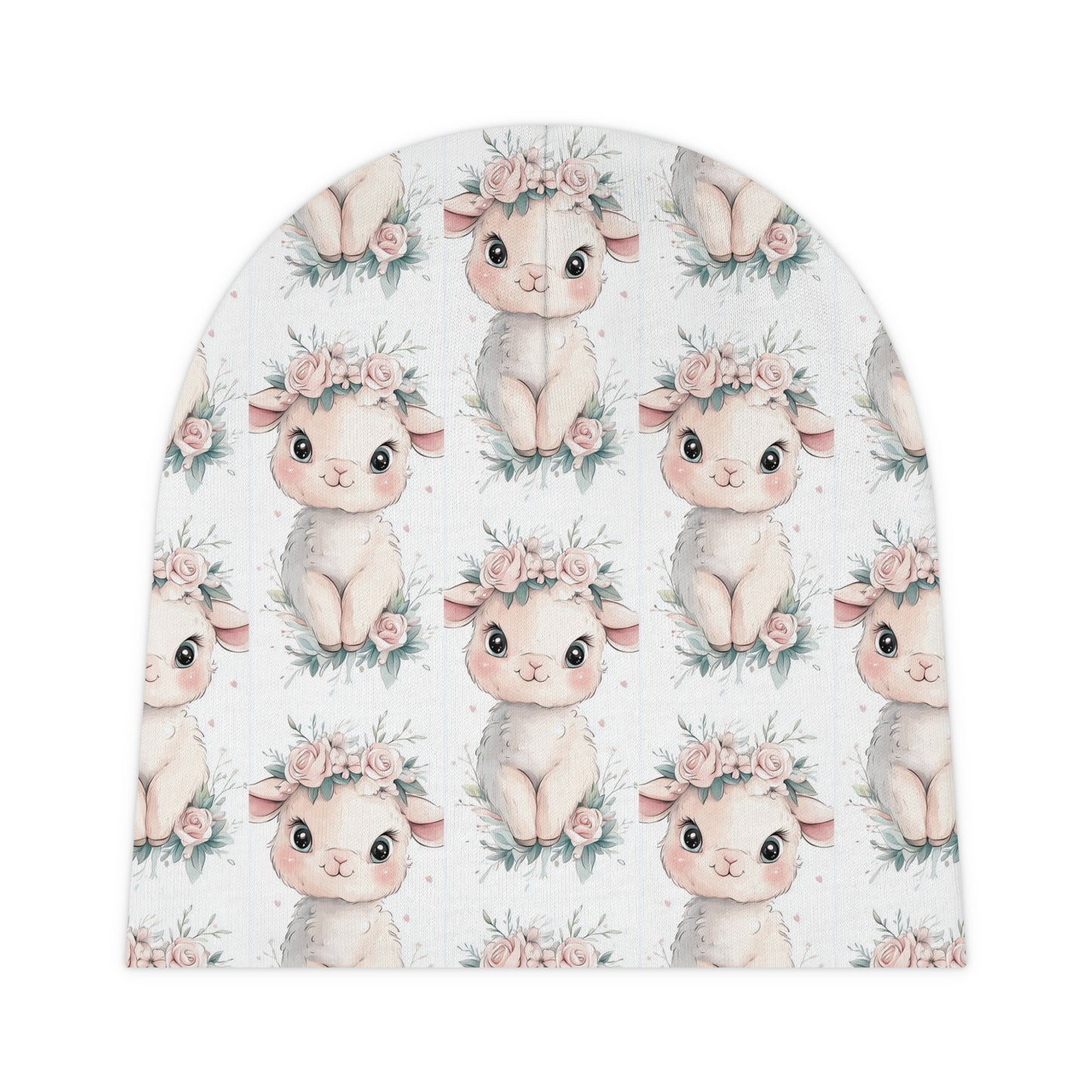 Custom Baby Beanie Gift: Lamb Lullaby